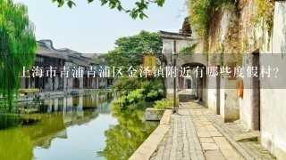 上海市青浦青浦区金泽镇附近有哪些度假村？有什么好玩的，有没有可以钓鱼的地方？