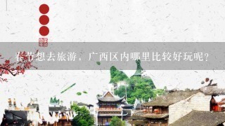 春节想去旅游，广西区内哪里比较好玩呢？