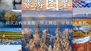 国庆去西安旅游，早上到达。计划去大雁塔，兵马俑，古城墙，鼓楼，华山游玩，怎么安排路线好呢？