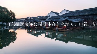 山东招远快递公司具体在什么地方，申通，韵达，顺丰，ems