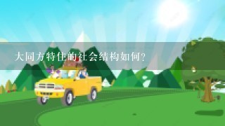 大同方特住的社会结构如何?